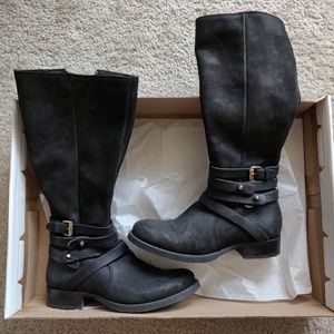 Steve Madden Adriian Leather/Suede Boots